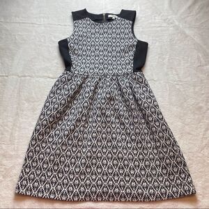 Madewell White Diamond Jacquard Dress Size XS